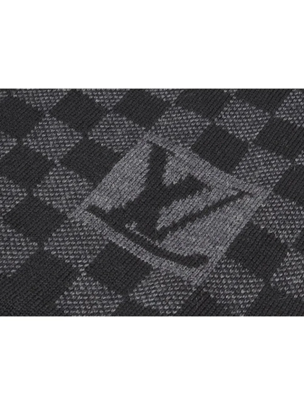 Louis Vuitton Damier Black Echarpe Petit Scarf